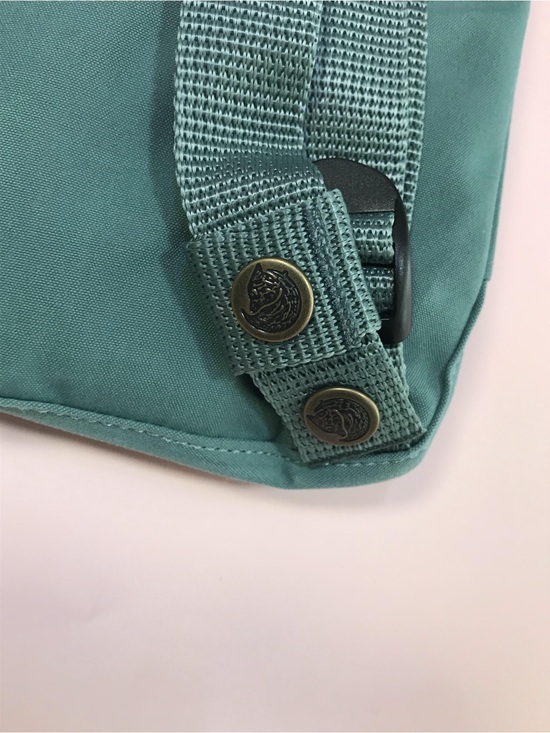 Fjallraven Kanken Mini Backpack in Teal Green